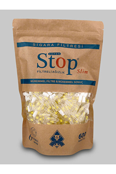 Süper Stop FİLTRELİ AĞIZLIK SLIM 600'LÜ