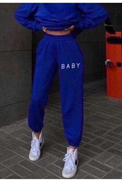 My Blog Dámské Saks Blue Baby Printed Jogger