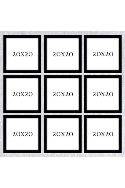 AS TİCARET Nine 20x20 Frame (No Poster) - Bos1028