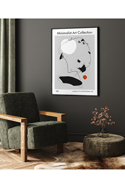 HOMEPACK Single Framed Painting Modern Art Poster Painting Tk/216