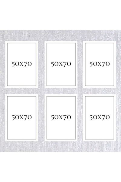 AS TİCARET Six-Piece 50x70 Frame (No Poster) - Bos1016