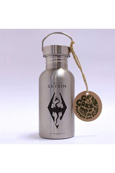 Abysse SKYRIM CANTEEN STEEL BOTTLE SEAL من أكاتوش