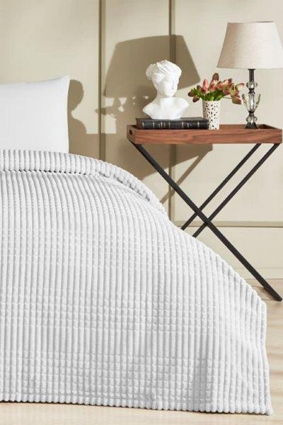 Özdilek Trendy Art Deco Gray Single Blanket