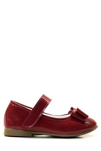 Tuğba Ortopedi 2117 Orthopedic Baby Girl Red Patent Leather Stone Ballerinas