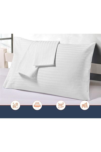 Good Morning 2-Piece Cotton Satin Pillowcase - Hotel Pillowcase