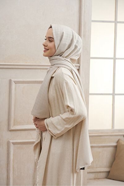 ARMANDA SCRAMBLES PATTERNED SHAL - OPEN MINK