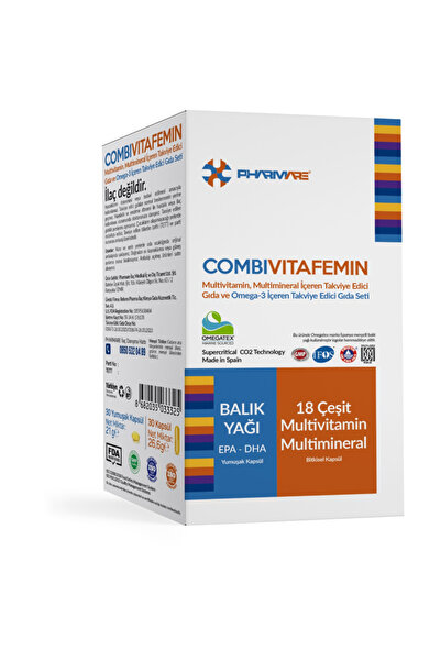 pharmare COMBIVITAFEMIN - 30 كبسولة قطع مريح