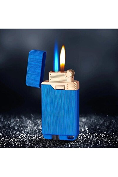 Genel Markalar Kişiye Özel Çakmak 2 Farklı Ateşleme ( mavi )