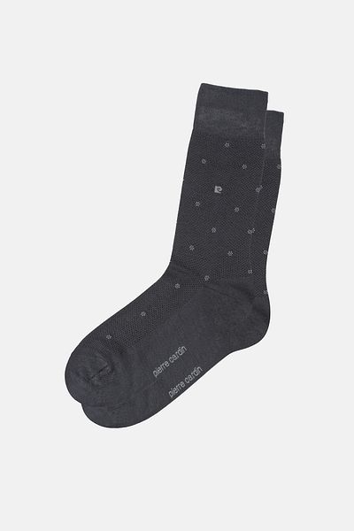 Pierre Cardin Bamboo Single Anthracite Men's Long Socks Doula PC-451