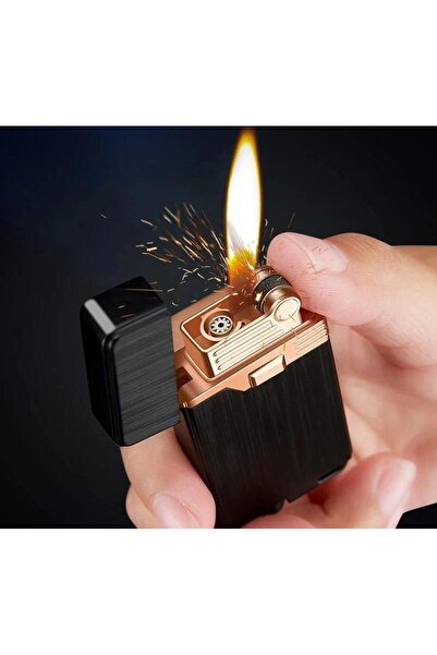 Genel Markalar Kişiye Özel Çakmak 2 Farklı Ateşleme ( siyah )