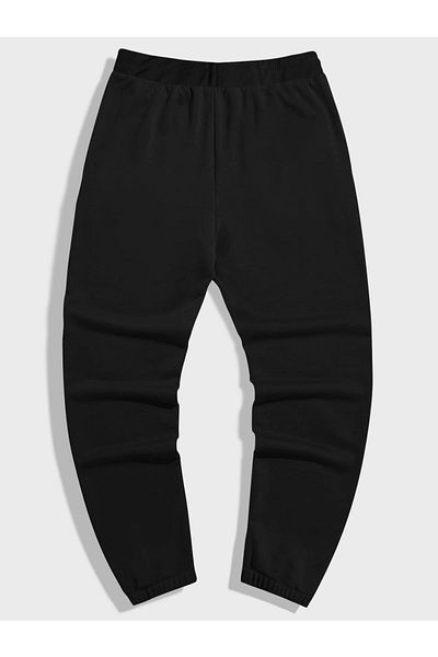 WNWGKN Unisex Μαύρο παντελόνι με στάμπα Chicago