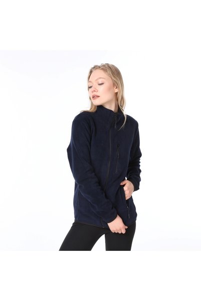 Vio Belle Women's Full Zipper 5 Pocket Fleece Jacket