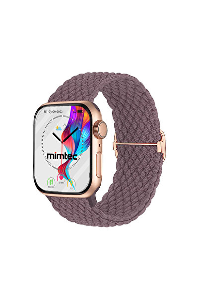 mimtec Apple Watch Compatible 38mm 40mm 41mm 1/2/3/4/5/6/se/7/8/9 Band Loop Braided Band