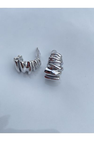 Lavian Accessories Silver Color Stream Earrings