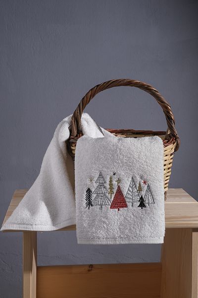MEYN COLLECTİON Christmas Gift 50X90 Single Hand Towel