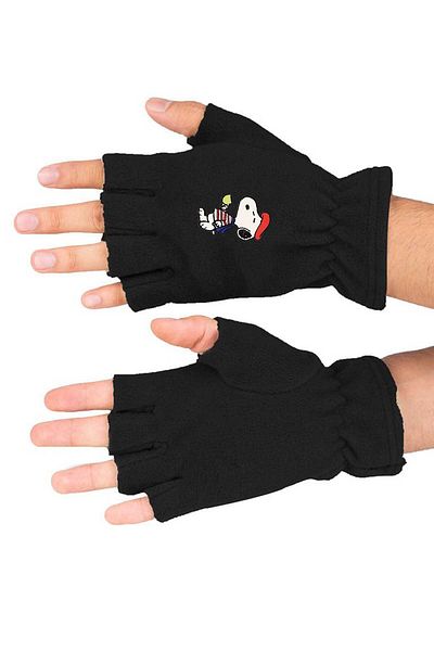 herotasarım Γάντια Snoopy Fleece Cut - Καλλιτέχνης bll4517