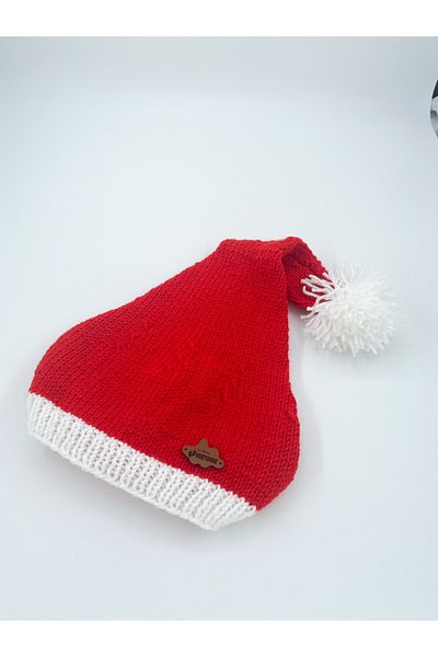 Le Petite Histoire New Year, Baby Santa Hat Hand Knitting