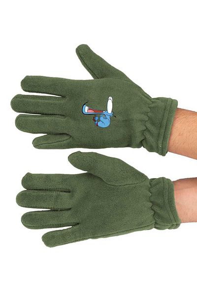 herotasarım Μακριά γάντια - Confused Cartoon Fleece bll4857