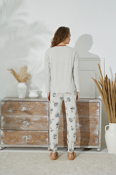 Sevim SEVİM 14911 ПІЖАМНИЙ КОМПЛЕКТ З ПРИНТОМ