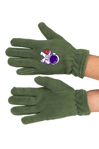 herotasarım Μακρύ γάντι Μπάσκετ Αστροναύτης Fleece - Bll4985