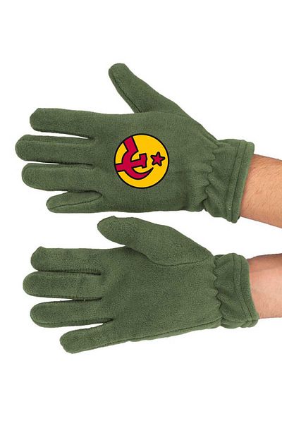 herotasarım Fleece Long Gloves - Sickle Hammer Bll5046