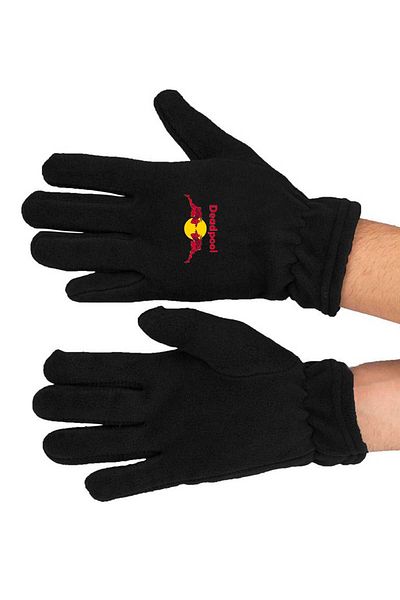 herotasarım Μακριά γάντια Deadpool Fleece - Bll4414