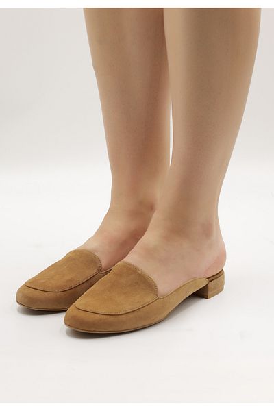 Izia Leder-Slipper