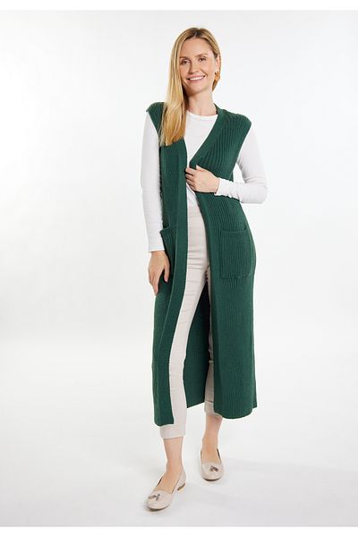 USHA WHITE LABEL Strickweste teylon