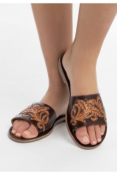 USHA FESTIVAL Sandalen aus Leder Rakata