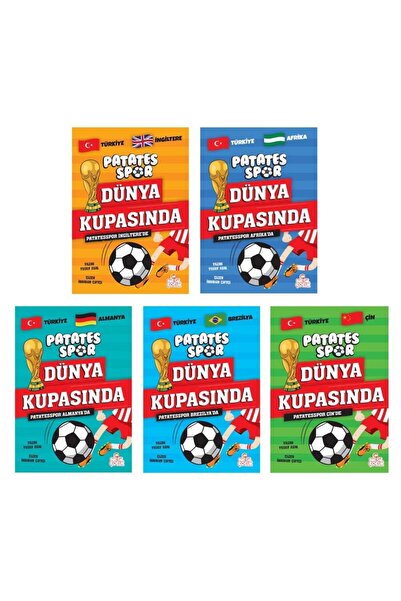 Nesil Yayınları Yusuf Asal Patatesspor Dünya Kupasında Seti (5 Kitap)