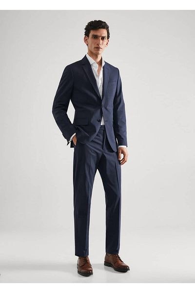 MANGO Man Πουκάμισο Twill Fabric Slim Fit - Μανικετόκουμπα Αναλυτικά