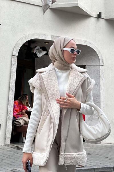 FUSHYA Tiger Fur Vest