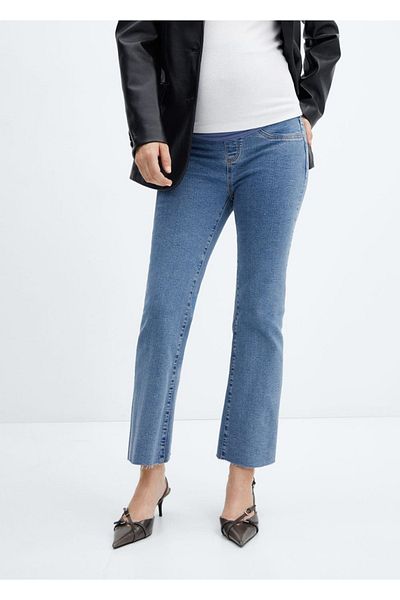 MANGO Woman Blugi de maternitate cu picioare late