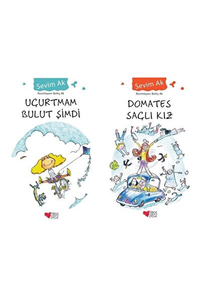 Can Yayınları Uçurtmam Bulut Şimdi - Domates Saçlı Kız Sevim Ak 2 Kitap