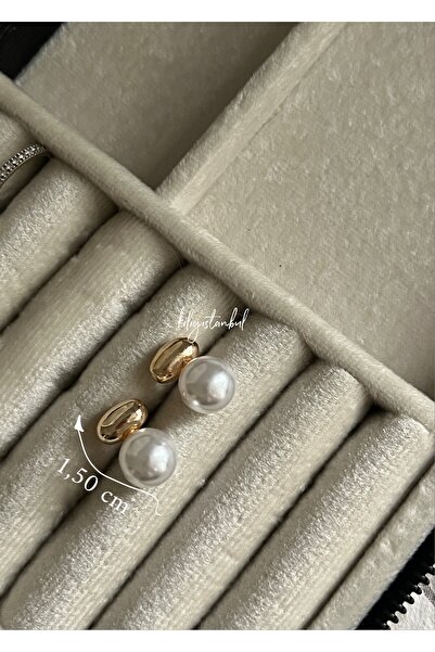 KİLİGİSTANBUL ELEGANT PEARL KÜPE 1,50 CM