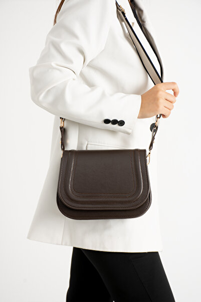 ESTUTE Дамска ръчна чанта и чанта за през рамо с подплатени 5 отделения и капак