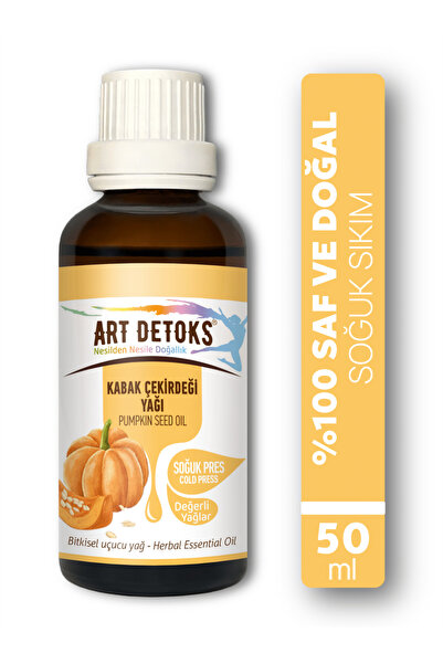 Art Detoks KABAK ÇEKİRDEĞİ YAĞI 50ml %100 Saf ve Doğal