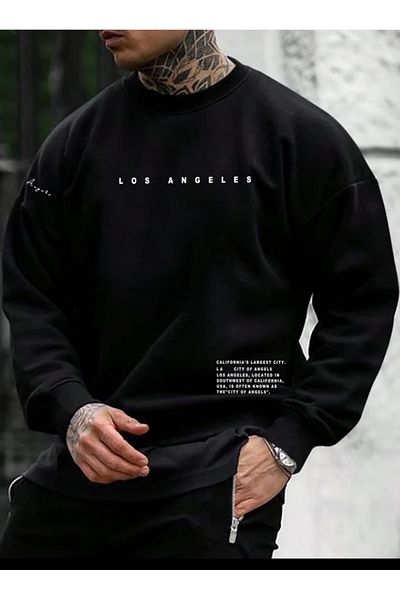 MAGORS HORACĂ NEGĂ UNISEX CU GÂT PENTRU LOS ANGELES
