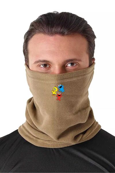 herotasarım Set mănuși cu guler Elmo - Beanie bll4578