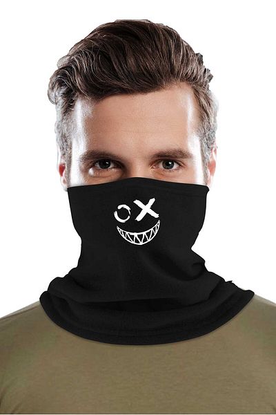 herotasarım Set beretă și mănuși cu model Emoji - Bll4934
