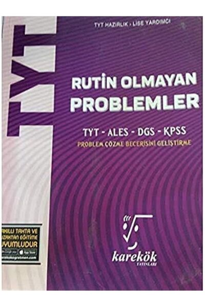 Store Karekök TYT Rutin Olmayan Problemler (Yeni): TYT ALES DGS KPSS Problem Çözme Becerisini Geliştir