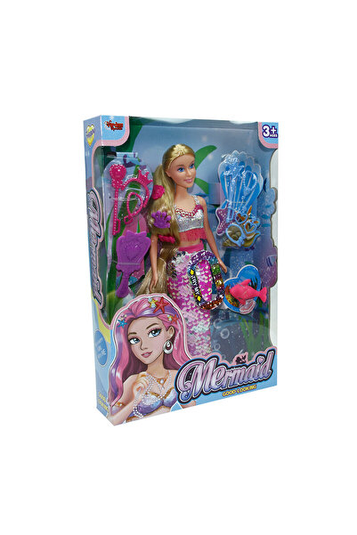 Vardem 29 cm Aksesuarlı Deniz Kızı Bebek Asortili
