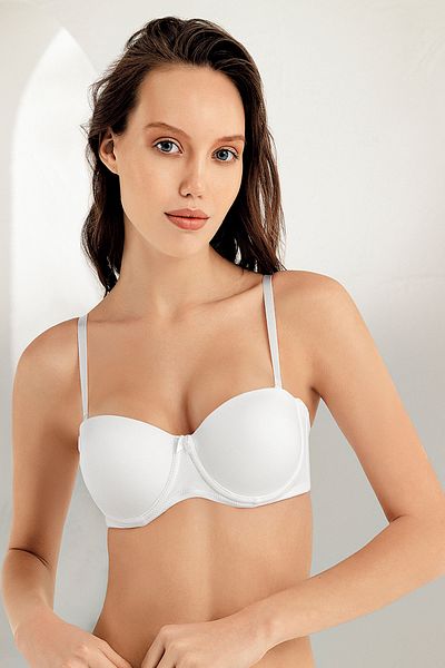 Şahinler Women's White Bade Underwire Hollow Bra M9100