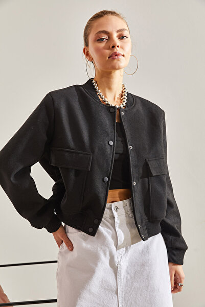 Bianco Lucci Dámská bunda Big Pocket Stamp Bomber