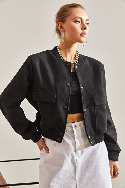 Bianco Lucci Dámská bunda Big Pocket Stamp Bomber