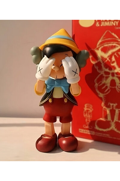 TuransoyCraft Kaws Pinokyo Boyalı Figür Büyük Boy 20CM