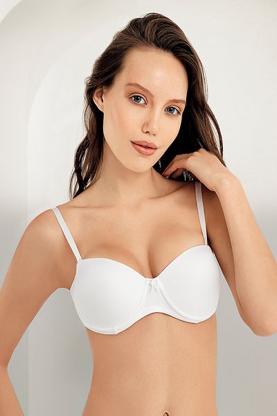Şahinler Women's White Bade Underwire Hollow Bra M9375-BY