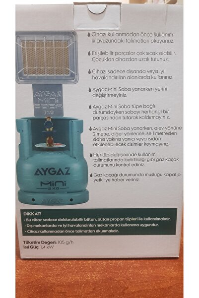 Aygaz mini soba eko