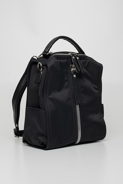 Jacquline IM349-2 PARACHUTE FABRIC ZIPPER DETAILED BACKPACK WOMEN