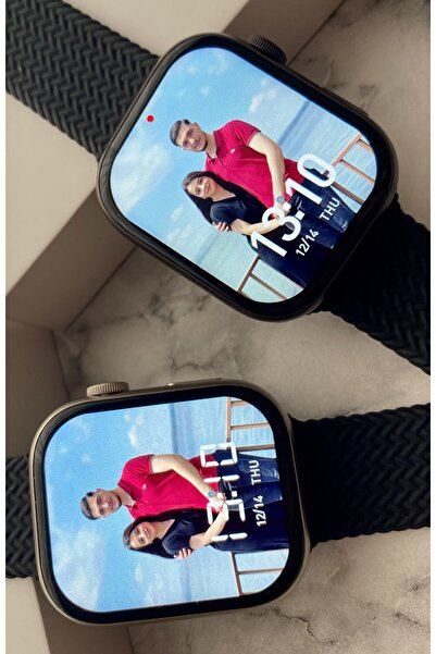 ALYASHOP YILBAŞINA ÖZEL SEVGİLİ ÇİFT KOMBİN AKILLI SAAT HEDİYESİ 2.02 AMOLED ...